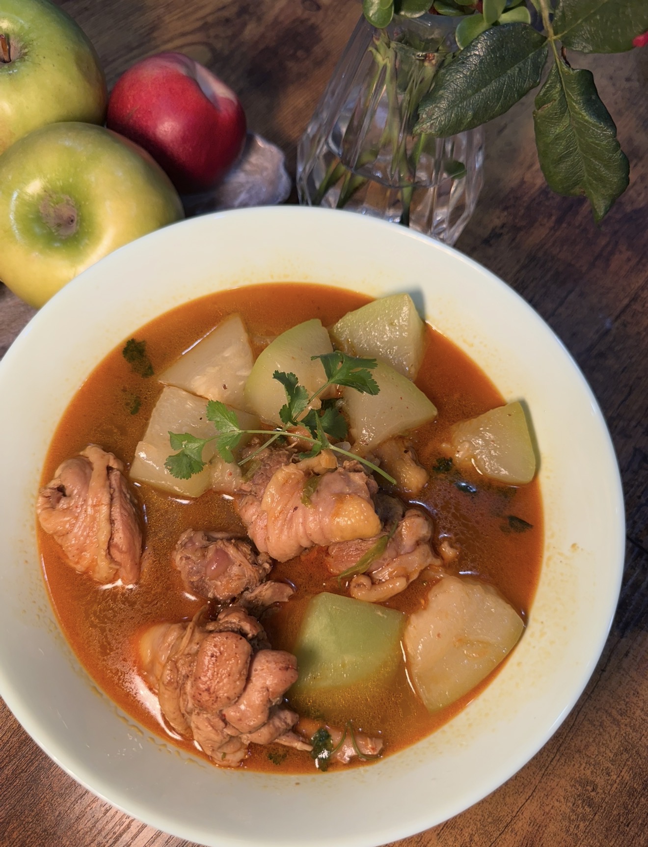 Chicken and Gourd Stew (ကြက်သားဘူးသီးကာလသားဟင်း)